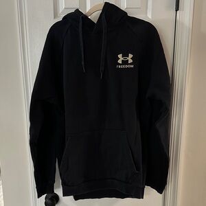 Under Armour Men's Black Freedom Pullover Hoodie